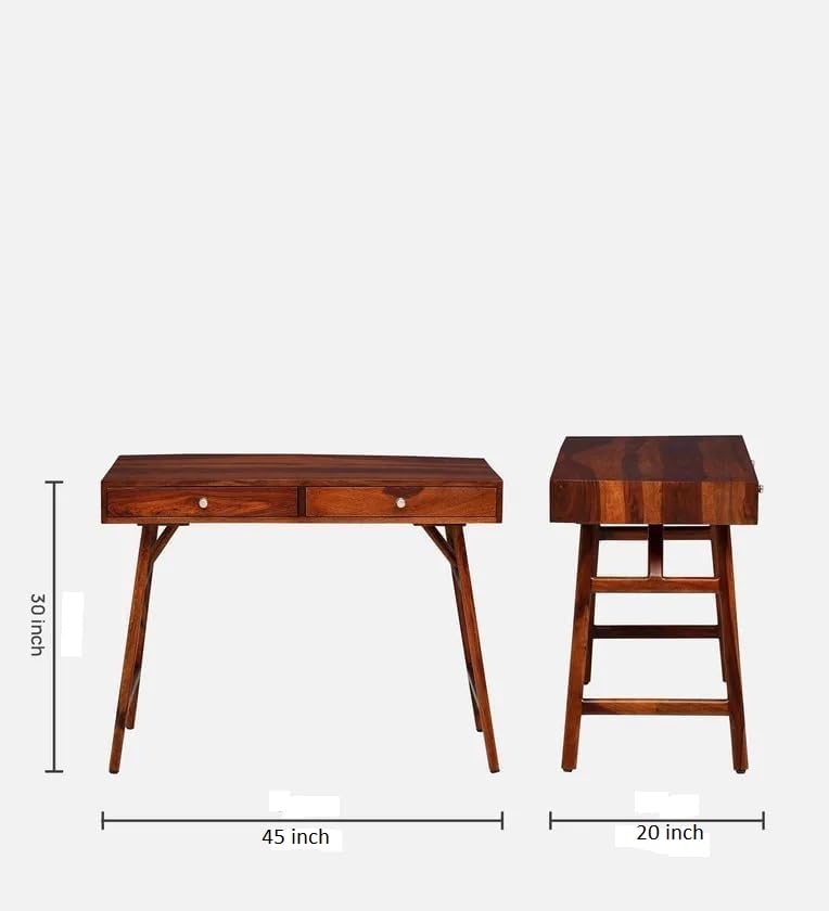 Ambica Woodmart Sheesham wood study table in honey finish, photo 4
