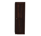 Mamon Wood Decor Single Door Wardrobe with 5 open shelves – Adam - Walnut