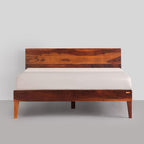 Ambica Woodmart Sheesham wood bed in brown finish, photo 5