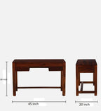 Natural | Ambica Woodmart Sheesham wood study table, natural, photo 4