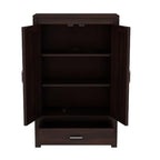Mamon Wood Decor Woodcrony Sheesham Wood Wardrobe with 1 Drawer and 3