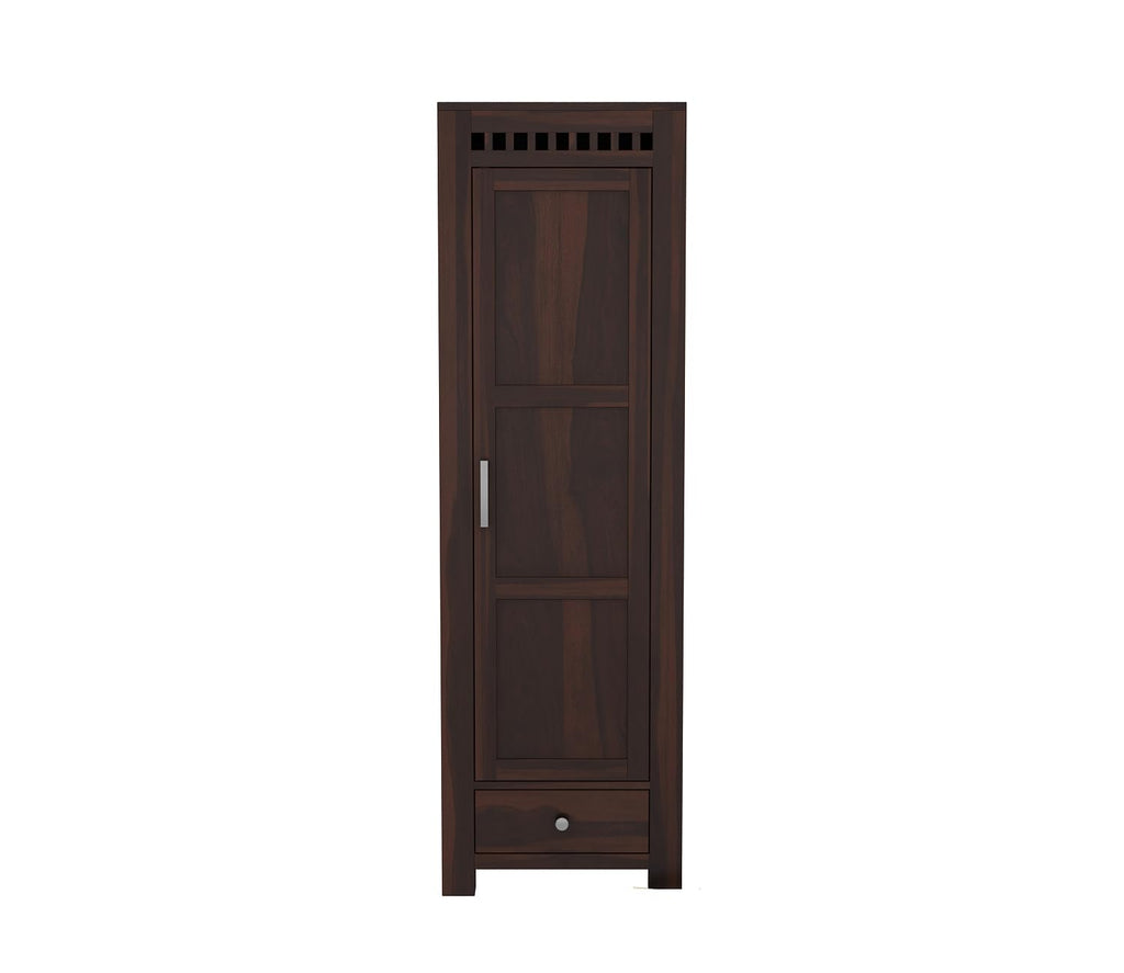 Mamon Wood Decor Wooden Single Door Wardrobe Organizer for Storage