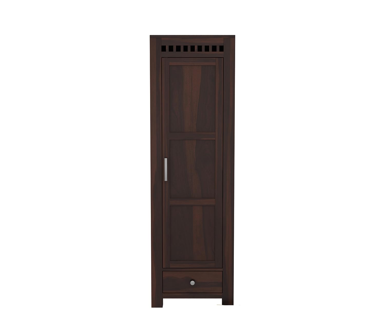 Mamon Wood Decor Wooden Single Door Wardrobe Organizer for Storage