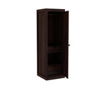 Mamon Wood Decor Single Door Wardrobe with 2 drawers, 2 shelves - Walnut