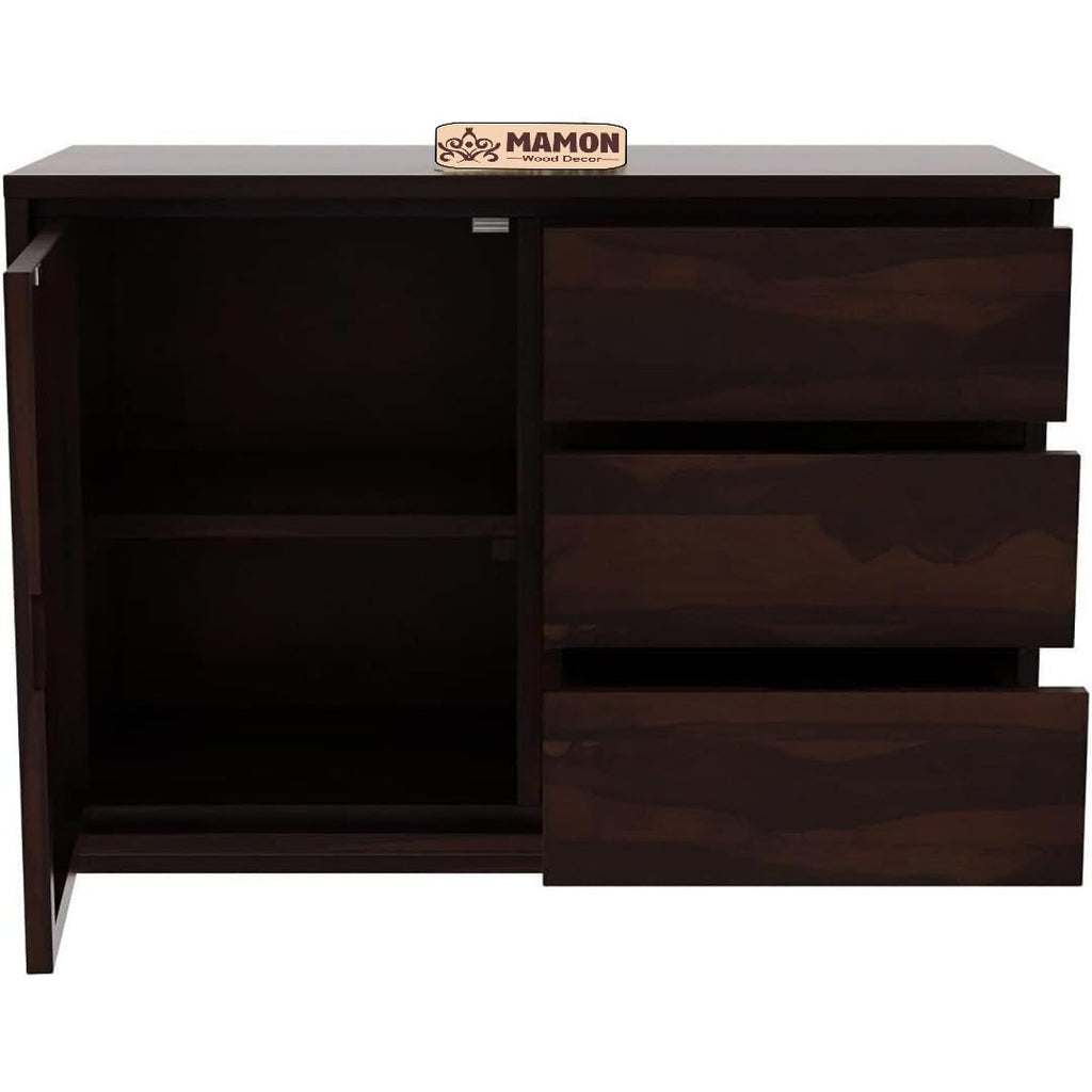 Mamon Wood Decor Sheesham Wood Sideboard – Teak Brown