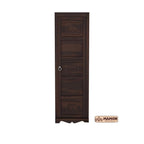 Mamon Wood Decor 1 Door Wardrobe with 1 drawer, 3 shelves & hanging - Walnut