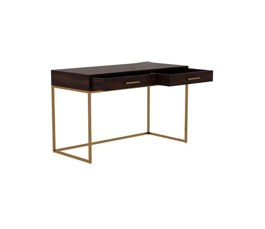 Ambica Woodmart Sheesham wood study table in brown finish, photo 3