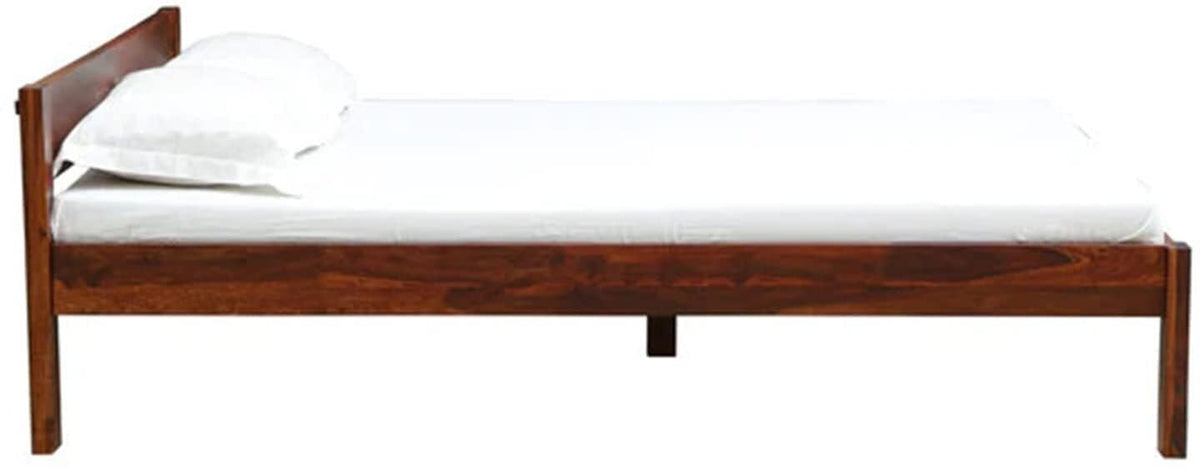 Ambica Woodmart Sheesham wood bed in brown finish, photo 4