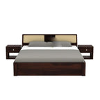 Dark Walnut | Ambica Woodmart Sheesham wood bed, dark walnut, photo 13