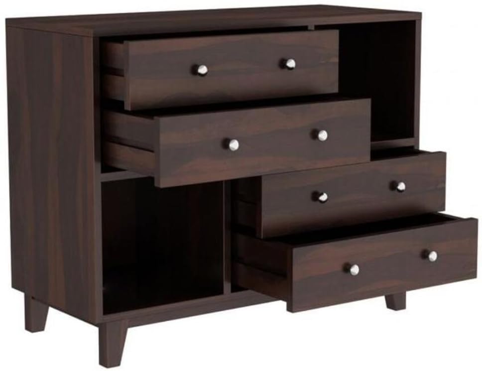 Walnut | Ambica Woodmart Sheesham wood chest of drawers, walnut, photo 5