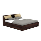 Dark Walnut | Ambica Woodmart Sheesham wood bed, dark walnut, photo 14