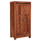 Mamon Wood Decor Sheesham Wood Wardrobe – Brown