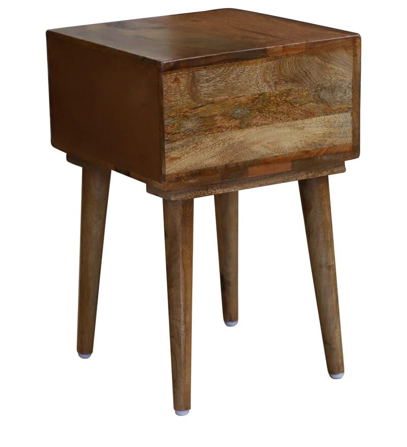 Mamon Wood Decor Sheesham Wood Bedside Table – Design 15
