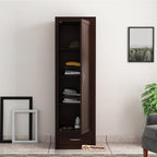 Mamon Wood Decor Solid Sheesham Wood Single Door Wardrobe with 1