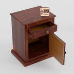 Mamon Wood Decor Sheesham Wood Bedside Table – Design 5