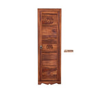 Mamon Wood Decor 1 Door Wardrobe with 1 drawer, 3 shelves & hanging - Honey