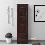 Mamon Wood Decor Sheesham Wood Cupboard, Single Door Wardrobe, Cabinet