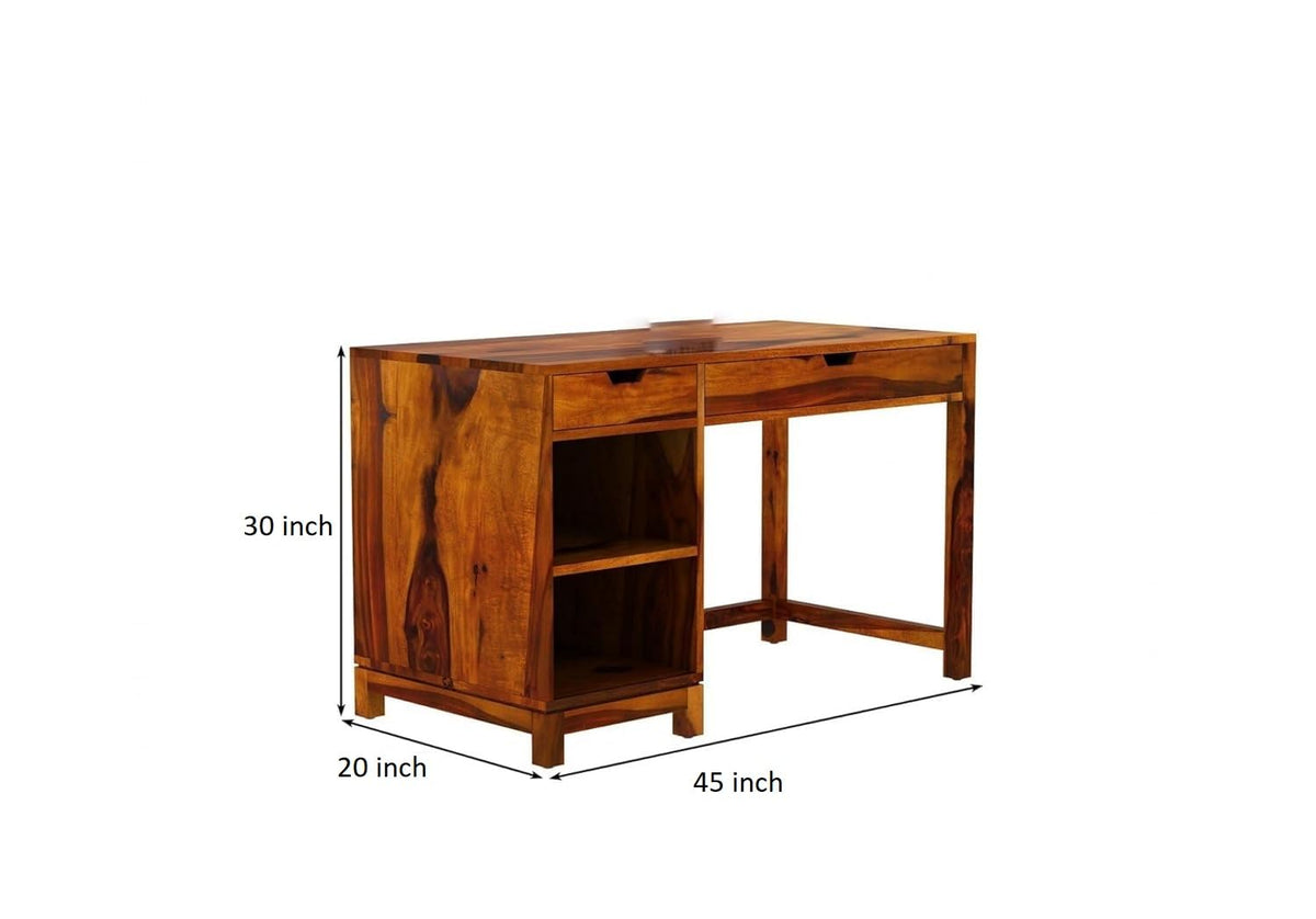 Oak Honey | Ambica Woodmart Sheesham wood study table, oak honey, photo 4