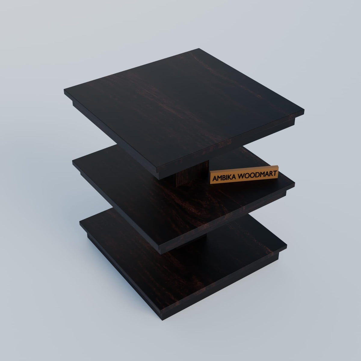 Walnut | Ambica Woodmart Sheesham wood bedside table, walnut, photo 9