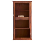 Mamon Wood Decor Solid Sheesham Wood Furniture 4 Door Almirah – Brown