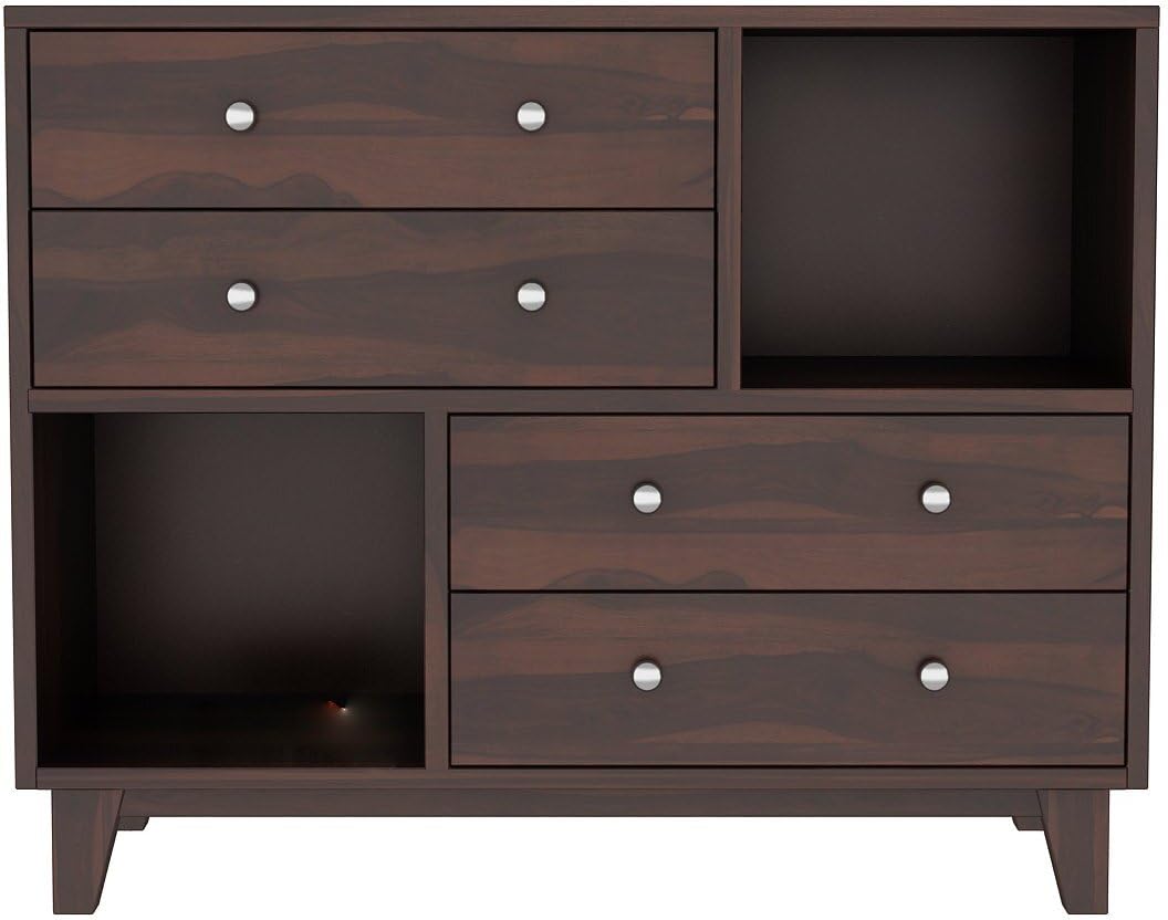 Walnut | Ambica Woodmart Sheesham wood chest of drawers, walnut, photo 3