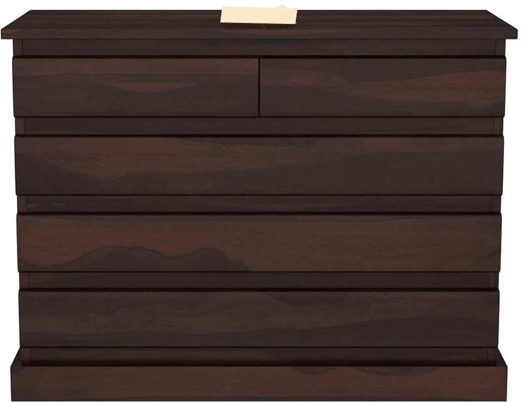Walnut | Ambica Woodmart Sheesham wood chest of drawers, walnut, photo 6