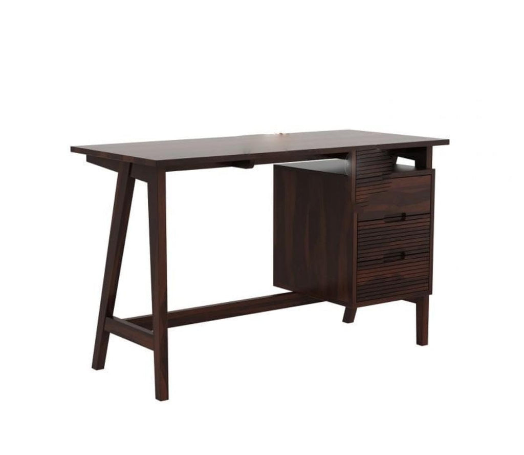 Walnut | Ambica Woodmart Sheesham wood study table, walnut, photo 10
