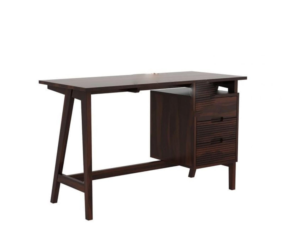 Walnut | Ambica Woodmart Sheesham wood study table, walnut, photo 10