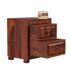 Mamon Wood Decor Sheesham Wood Bedside Table – Design 12