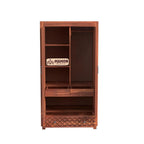 Mamon Wood Decor Solid Wood Wardrobe with Double Doors, Decorative