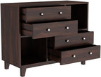 Walnut | Ambica Woodmart Sheesham wood chest of drawers, walnut, photo 2