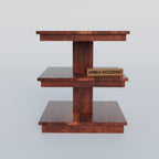Brown | Ambica Woodmart Sheesham wood bedside table, brown, photo 3