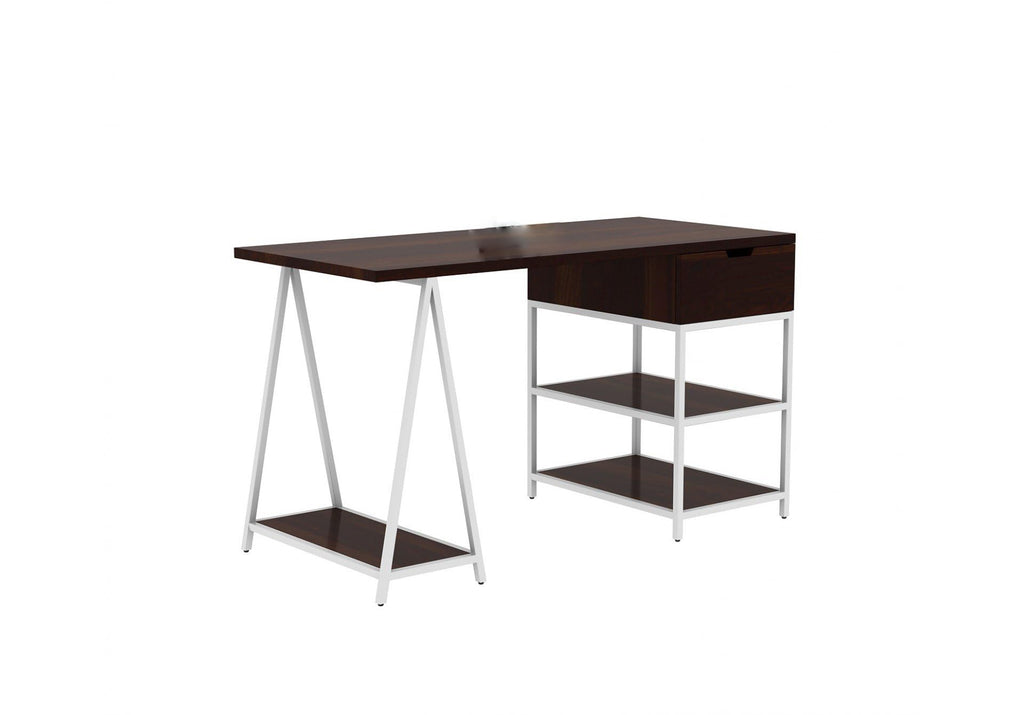 Walnut | Ambica Woodmart Sheesham wood study table, walnut, photo 2