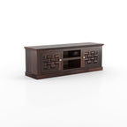 Mamon Wood Decor Woodcrony Davis Solid Sheesham Wood Tv Cabinet with 2