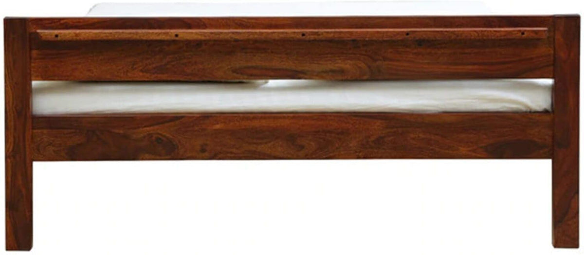 Ambica Woodmart Sheesham wood bed in brown finish, photo 2