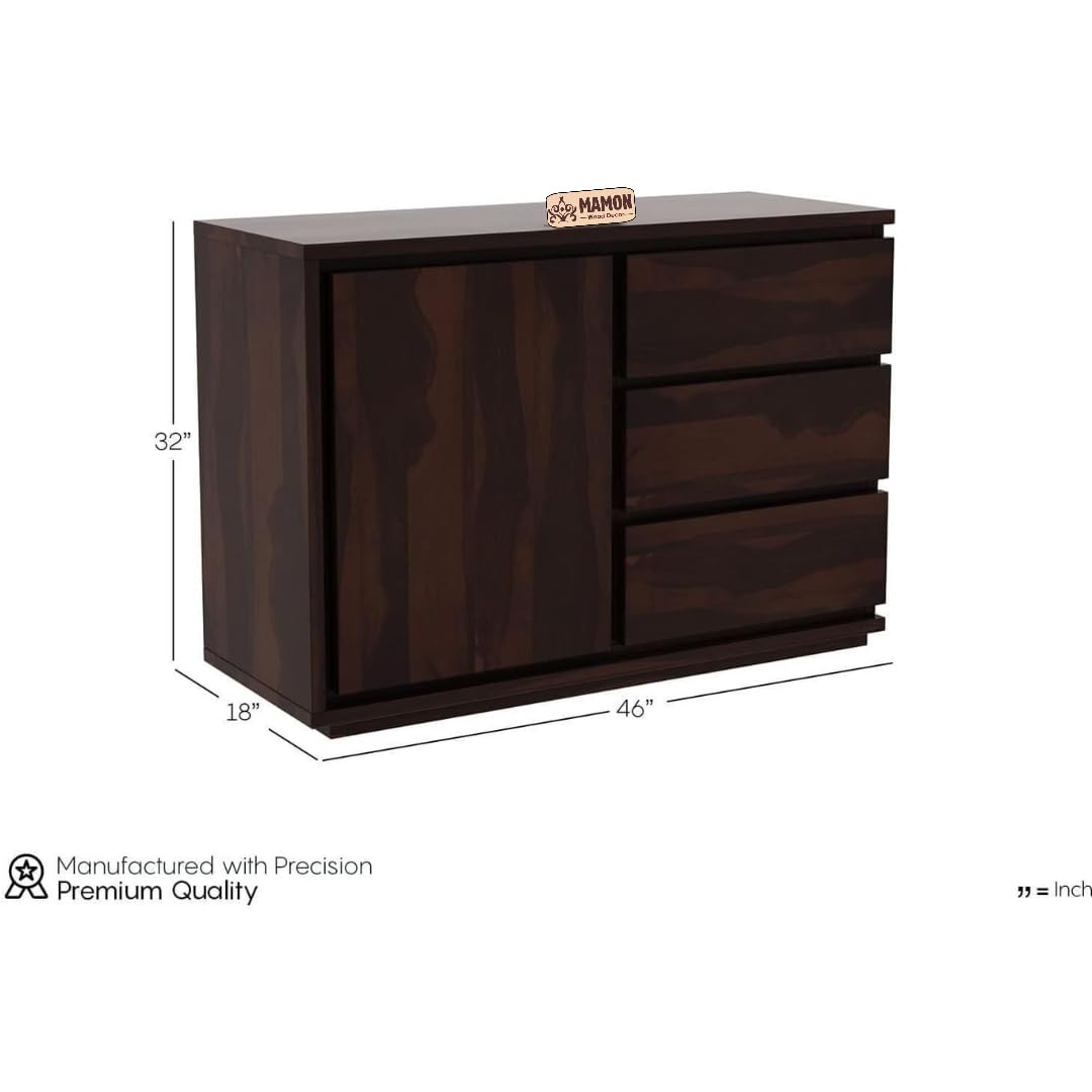 Mamon Wood Decor Sheesham Wood Sideboard – Teak Brown