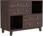 Walnut | Ambica Woodmart Sheesham wood chest of drawers, walnut, photo 4