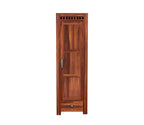 Mamon Wood Decor Wardrobe for Clothes with 1 Door & 1 drawer- Storage