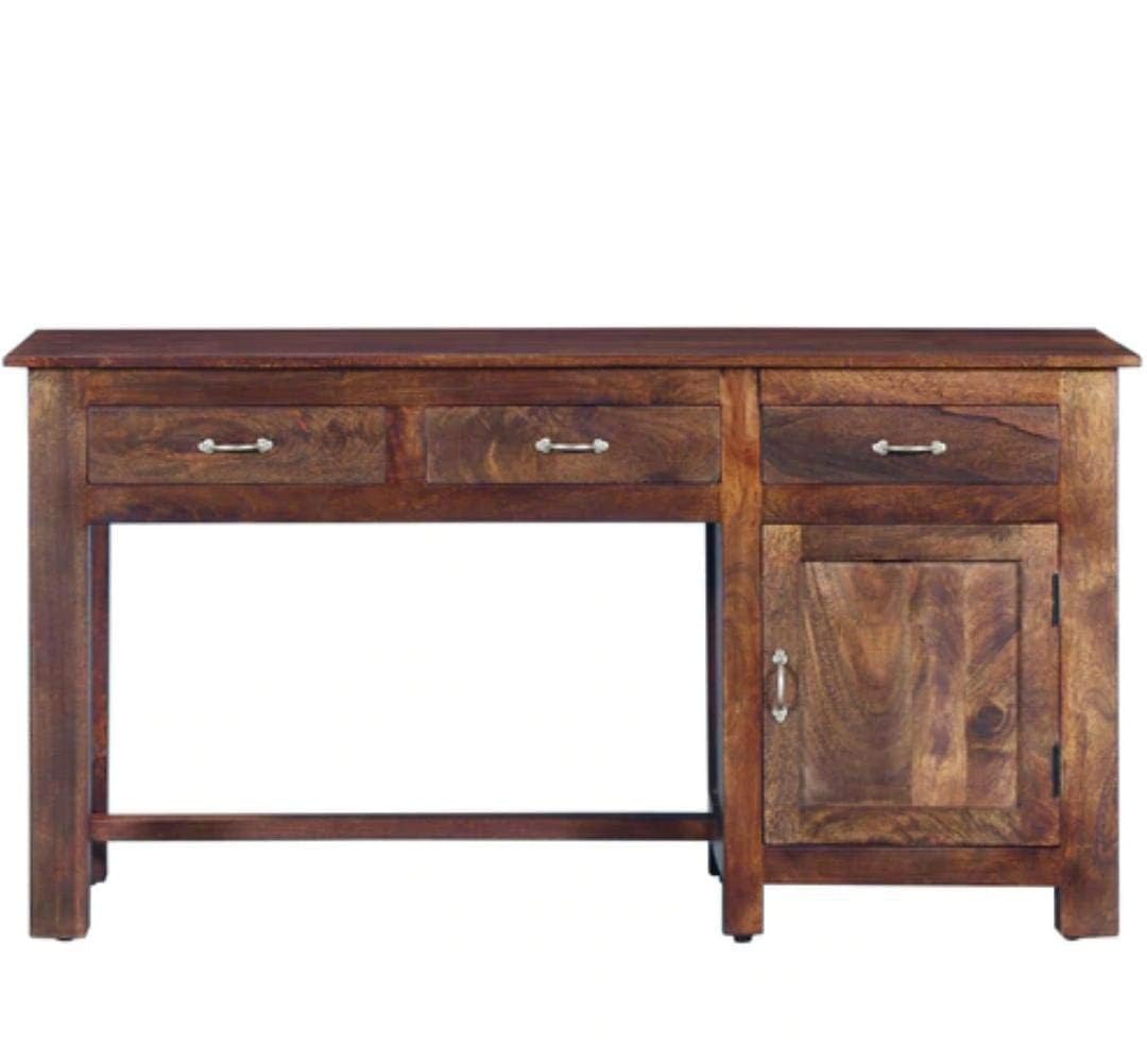 Ambica Woodmart Sheesham wood study table in natural finish, photo 5
