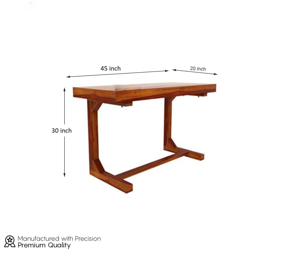 Ambica Woodmart Sheesham wood study table in brown finish, photo 4