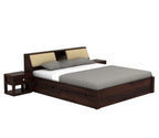 Dark Walnut | Ambica Woodmart Sheesham wood bed, dark walnut, photo 18