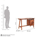 Honey | Ambica Woodmart Sheesham wood study table, honey, photo 4