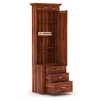 Mamon Wood Decor Solid Wood Dressing Table with Mirror and Storage