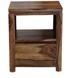 Mamon Wood Decor Sheesham Wood Bedside Table – Design 14