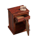 Mamon Wood Decor Sheesham Wood Bedside Table – Design 10