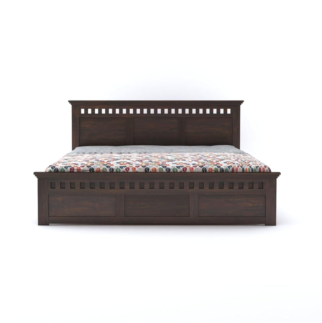 Sheesham Wood King Size Bed without Storage | Ambica Woodmart – Ambica ...