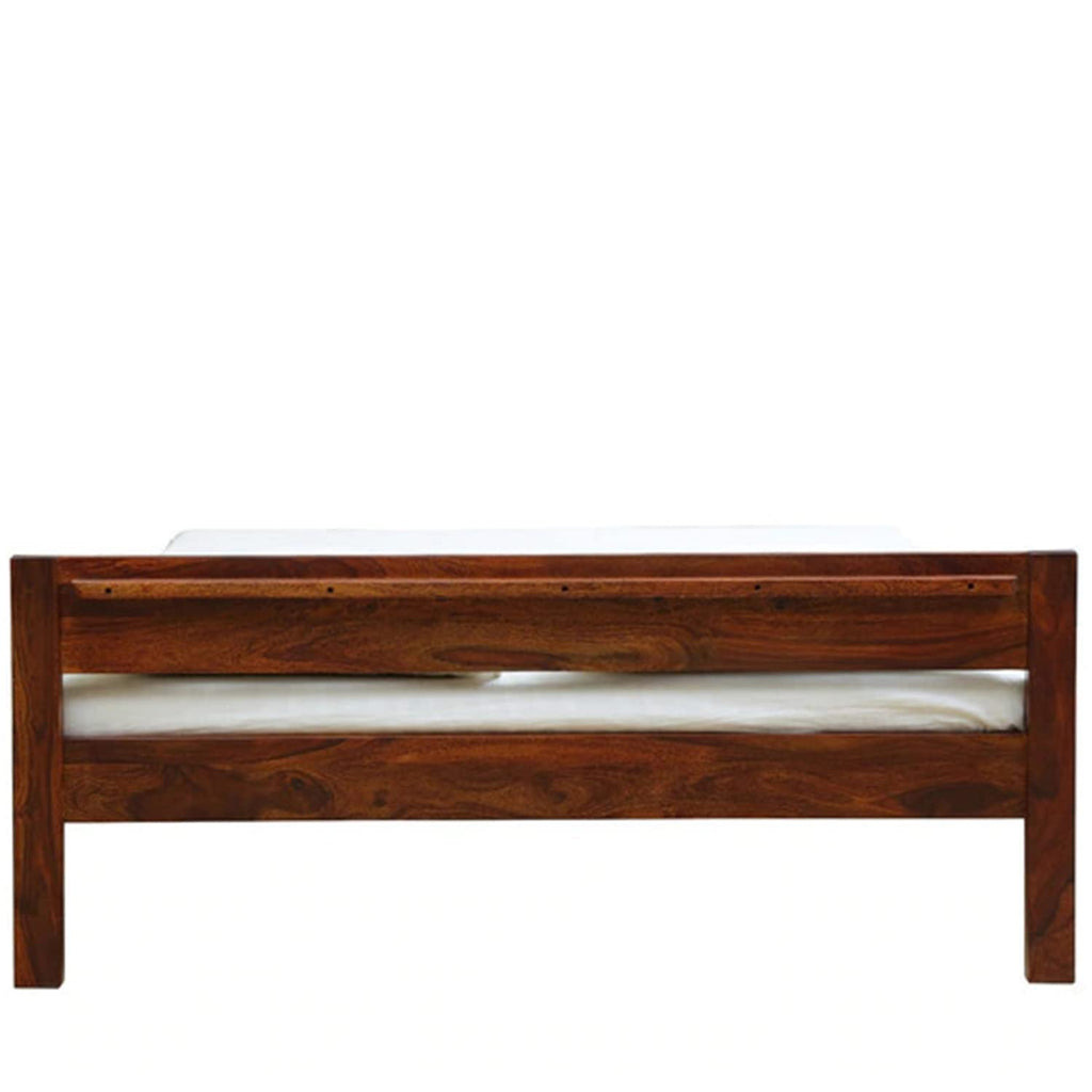 Ambica Woodmart Sheesham wood bed in brown finish, photo 6