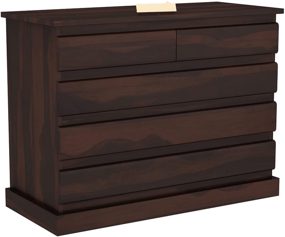 Walnut | Ambica Woodmart Sheesham wood chest of drawers, walnut, photo 8