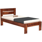 Mamon Wood Decor Sheesham Wood Single Bed Wooden Cot for Bedroom
