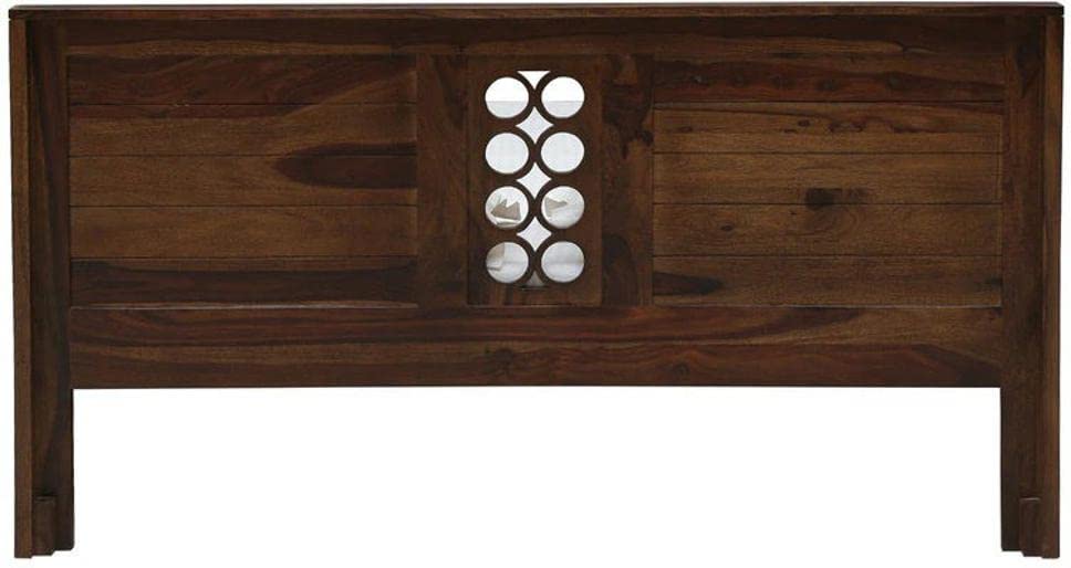 Ambica Woodmart Sheesham wood bed in natural honey finish, photo 4